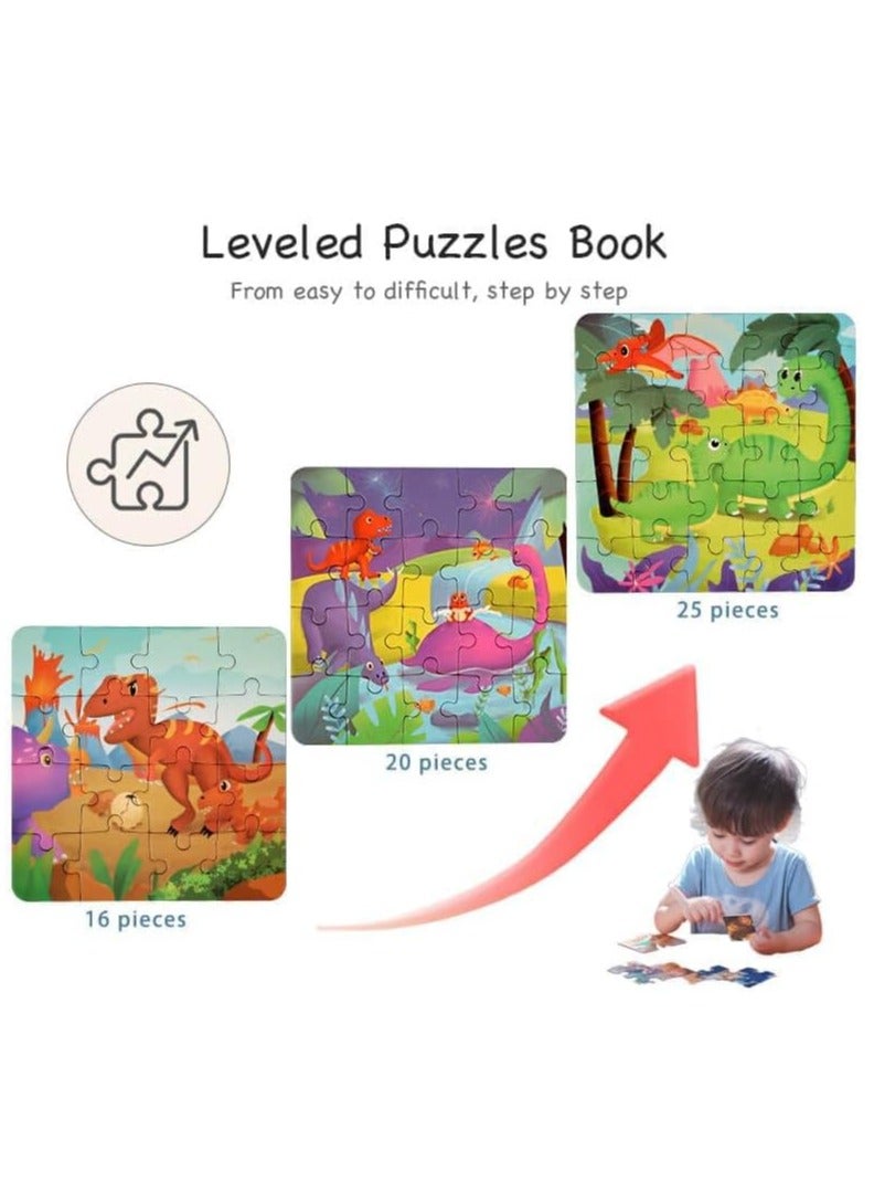 SOLARAE Magnetic Puzzles for Toddlers 4-8, Educational Games and Preschool Toys for Toddler, Ideal Gifts for Toddler, Puzzles Toys for 3 4 5 6 Year Old Boys and Girls (Dinosaur) - Image 5