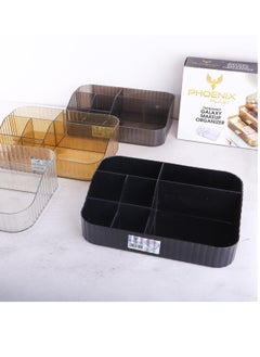 Phoenix Acrylic Makeup Organizer , Bathroom Vanity Organizers and Storage, Ideal for Desk and Dresser Countertops, Great for Cosmetics, skincare, Lipsticks  - Image 2