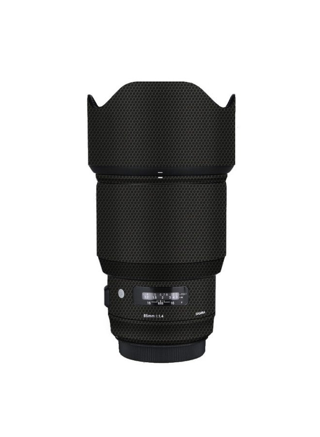 Walking Donkey Is Suitable For Horse 85F1.4 Art Protective Film Canon EF Mouth Carbon Fiber Color Skin 3M-Color:3M Carbon Fiber Black  - Image 5