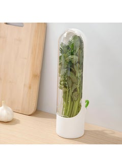 Fresh Herb Growing Container In The Fridge - Custom Designed To Grow And Preserve Herbs Such As Basil, Cilantro, And Thyme While Keeping Your Vegetables Fresh And Of High Quality