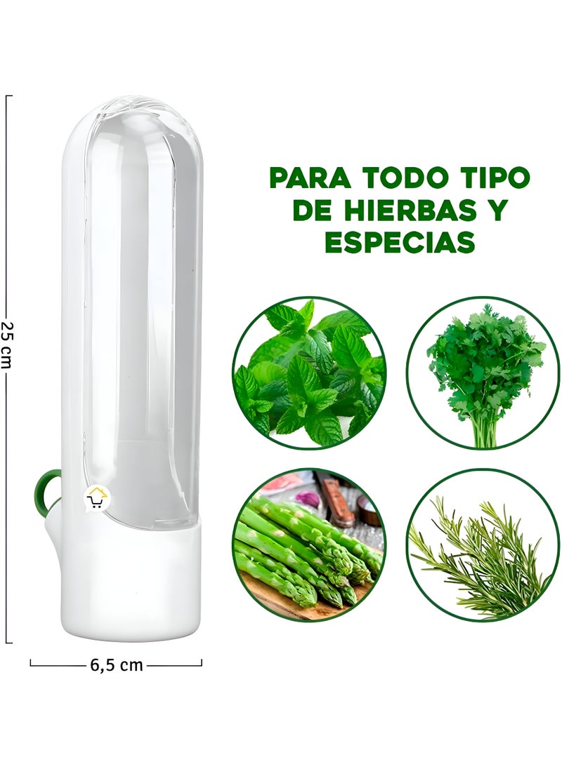 Generic - Fresh Herb Growing Container In The Fridge - Custom Designed To Grow And Preserve Herbs Such As Basil, Cilantro, And Thyme While Keeping Your Vegetables Fresh And Of High Quality - Image 1