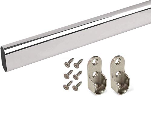 FMK Wardrobe hanging rail set