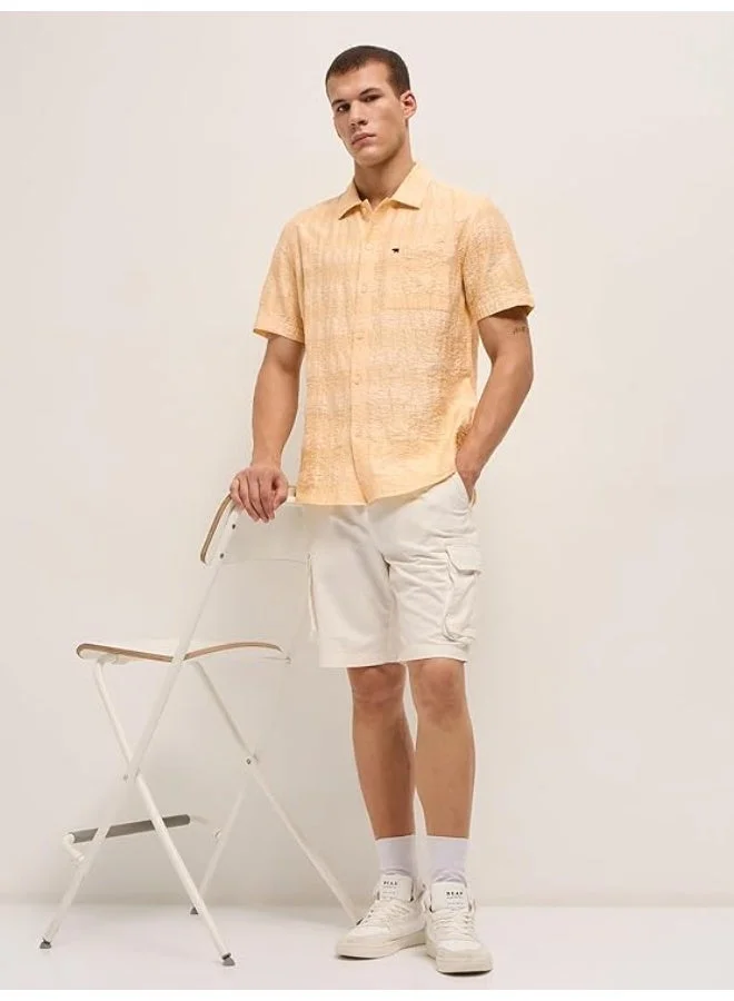 THE BEAR HOUSE  Men’s Classic Short Sleeve Casual Shirt – Lightweight, Breathable, and Designed for a Smart Yet Easygoing Look All Day Long for Men | Best Price UAE