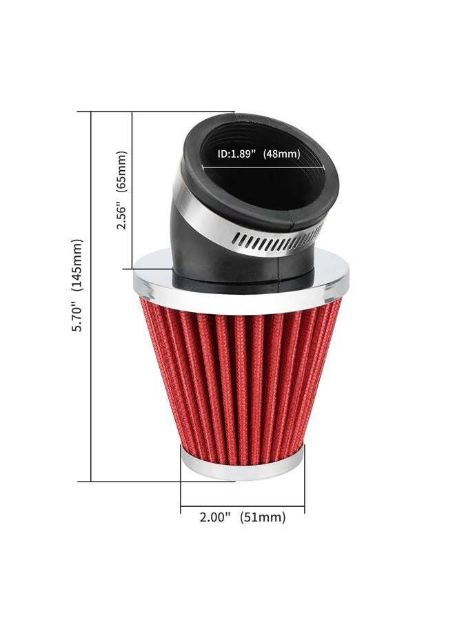 NIBBI Motorcycle Air Filter High Performance 48mm Dirt Bike Air Filter For HONDA YAMAHA SUZUKI ATV SSR TTR Dirt Bike Pit Bike Mini Bike GY6 AJS - Image 2