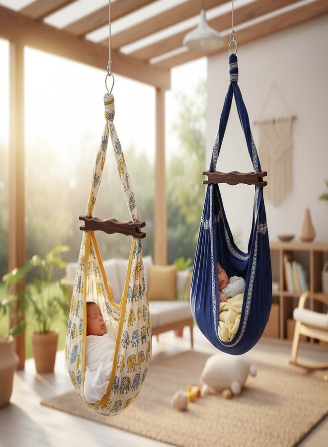 Keebori Wooden Thottil Kambu for New Born Baby, Palagai, Kattai, Cradle Stick Wood, Kayaru, Swing Stick 52 cm - Image 3