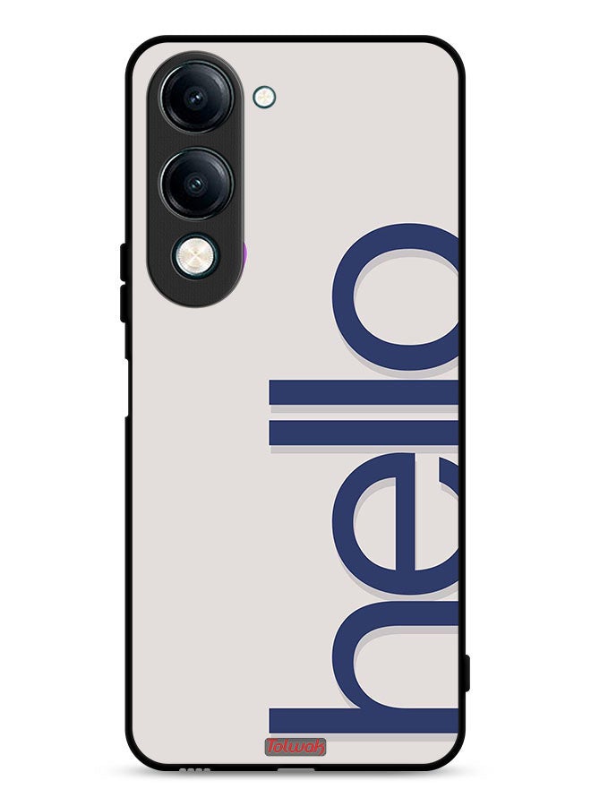 Tolwak vivo Y04 Protective Case Cover Hello - Image 1