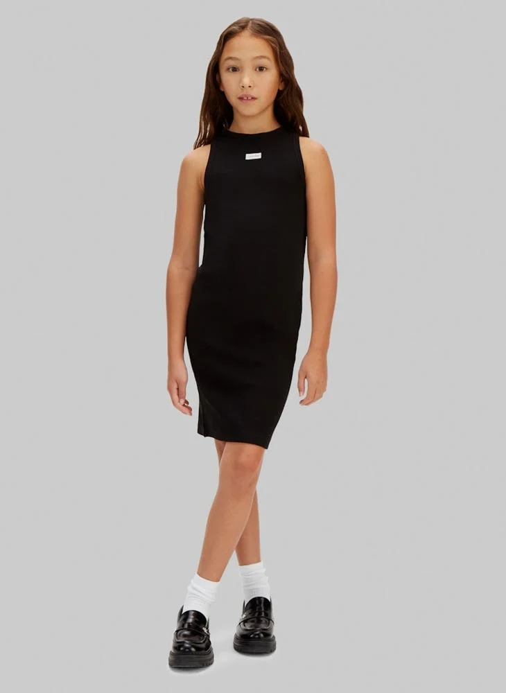 Calvin Klein Jeans Kids Ribbed Sleeveless Dress