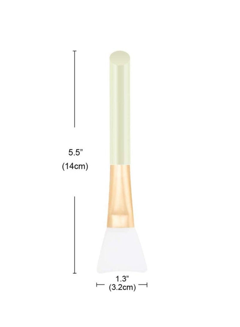 KHAJUL 3 Pack Silicone Face Mask Makeup Brushes, Facial Mask Brush Skin Care Beauty Tool Silicone Cosmetic Brush, Mud Mask Brush DIY Makeup Tool (Multicolor) - Image 2