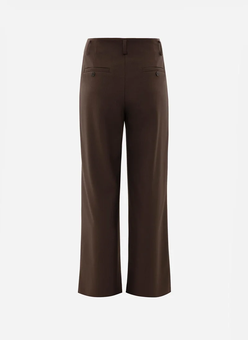Lichi Flared suiting trousers with waist pleats