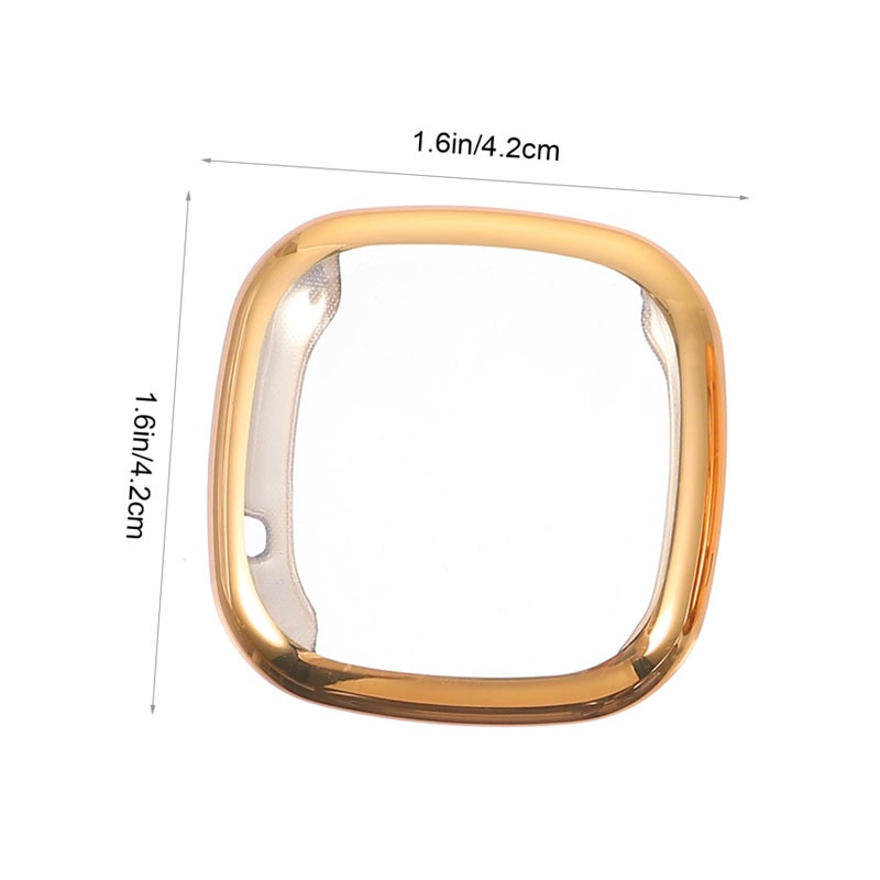 6Pcs Full Coverage HD Clear Screen Protector For Fitness Watch Electroplated Protective Covers - Image 3