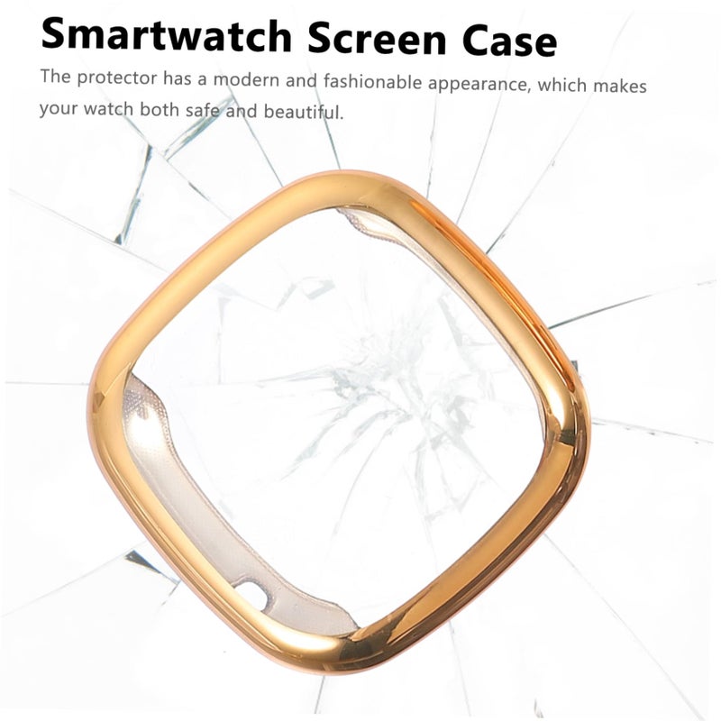 6Pcs Full Coverage HD Clear Screen Protector For Fitness Watch Electroplated Protective Covers - Image 5