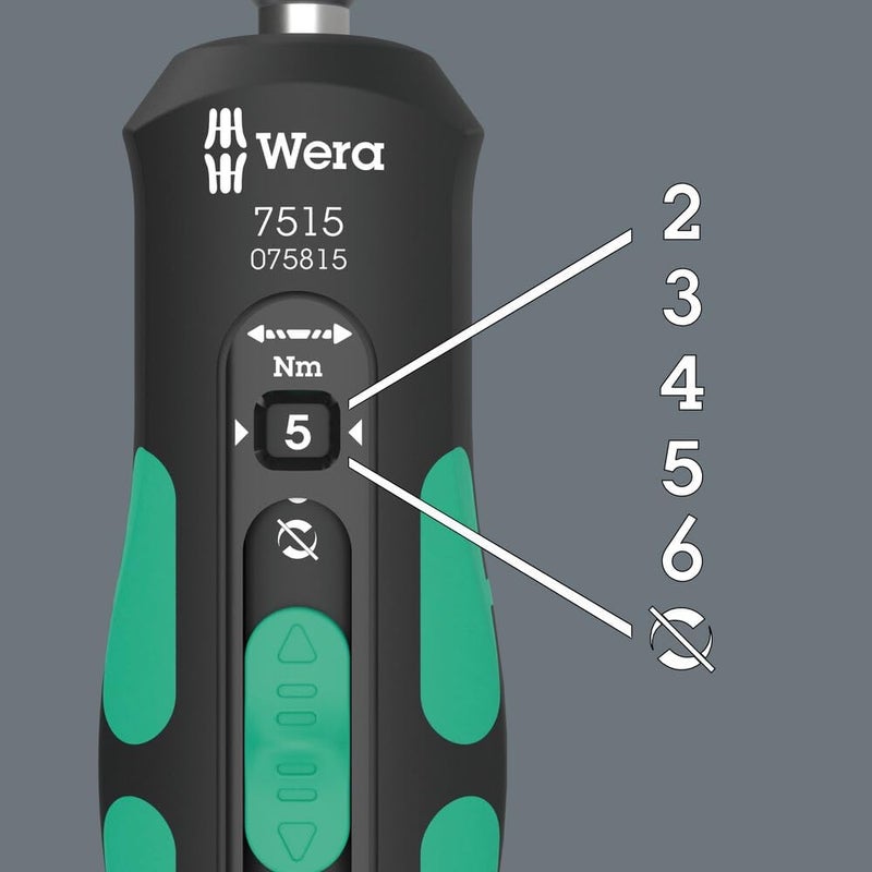 Wera 7515 Kraftform Safe-Torque Speed 2-6 Nm, Torque Wrench, 2-6 Nm - 05075815001 - Image 3