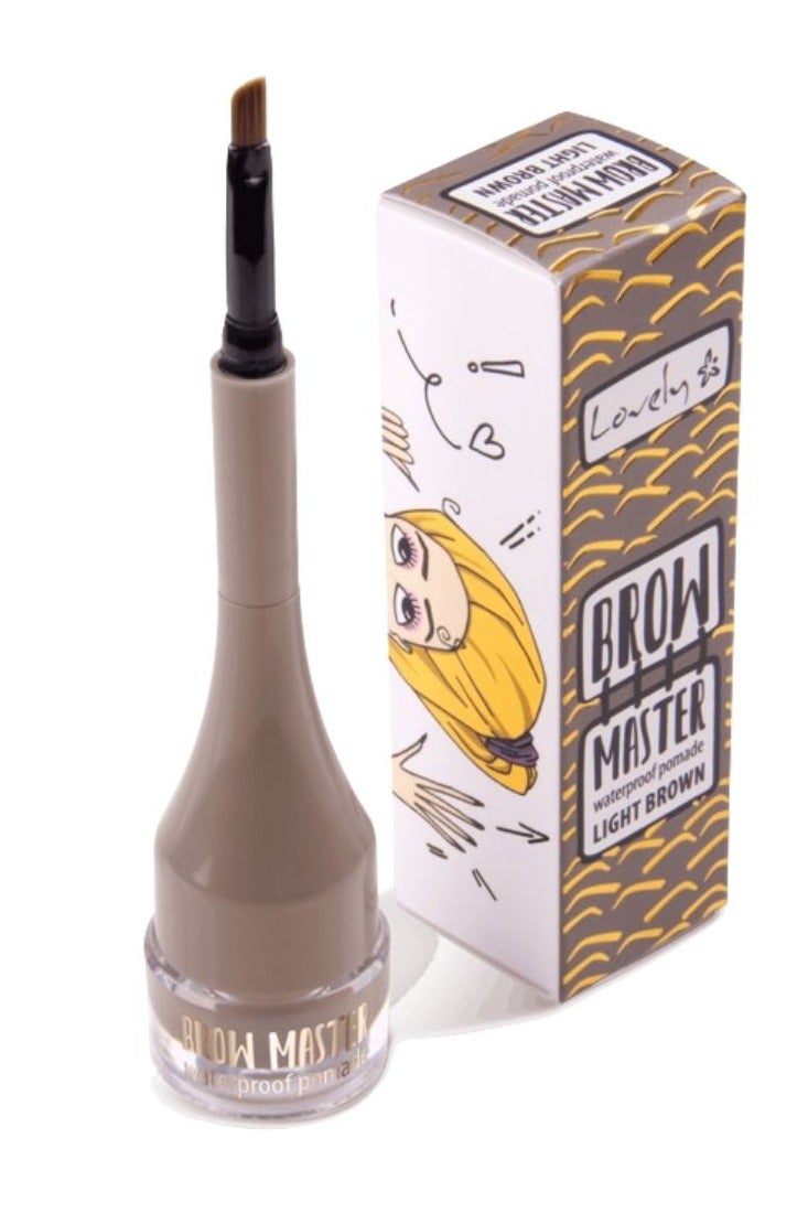 Lovely Brow Master Pomade Sculpts and Defines Light Brown 3g - Image 2