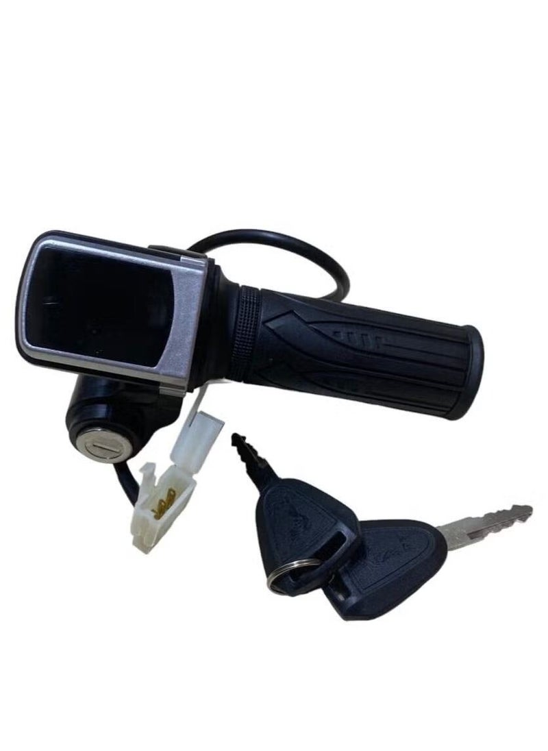 child toy Accelerator Handle With Key And Electronic Screen For Scooter Drift 36V  - Image 1