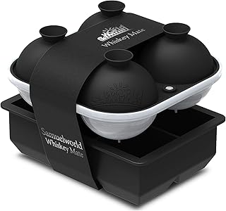 Samuelworld Ice Cube Trays - Jumble Big Cubes & 2.5 inches Large Sphere Ice Mold Combo for Whiskey and Cocktails, Keep - Image 1
