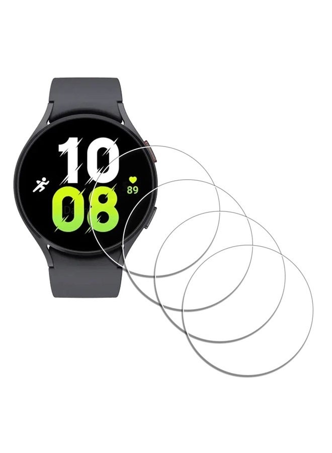iDaPro Screen Protector for SAMSUNG Galaxy Watch 5 44mm Smartwatch [4 Pack], iDaPro Tempered Glass Anti-Scratch Bubble-Free Easy Installation - Image 1