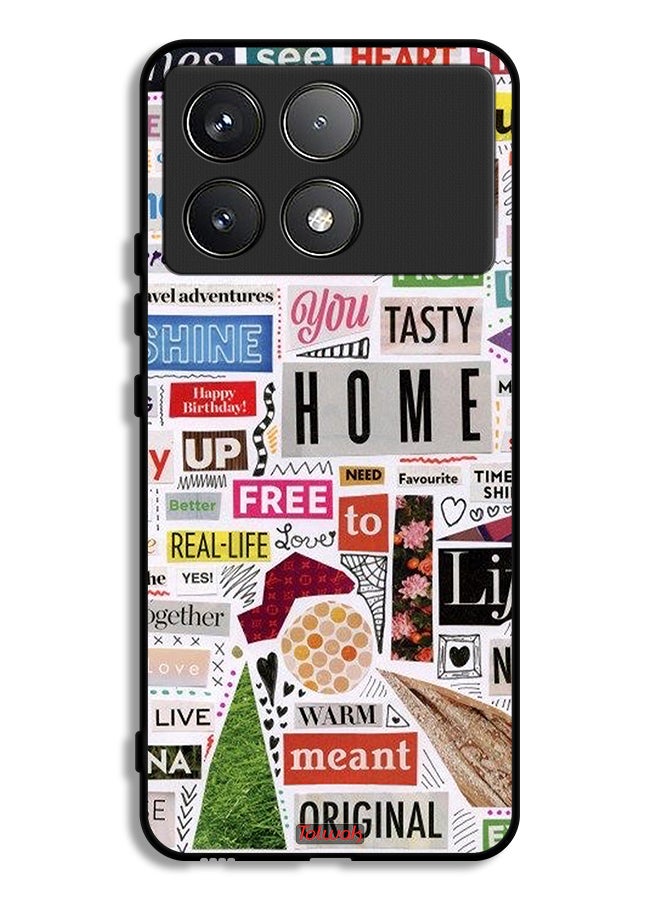 Tolwak Xiaomi Poco F6 Pro Protective Case Cover Meant Original Stickers - Image 1