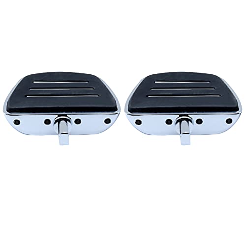 FATECIM Motorcycle Mini Floorboards Foot Pegs Pedals Rests with Male Mount Adapters for Harley Dyna Fat Bob Touring Road Glide Street Glide Sportster 883 Fat Boy Chrome - Image 5