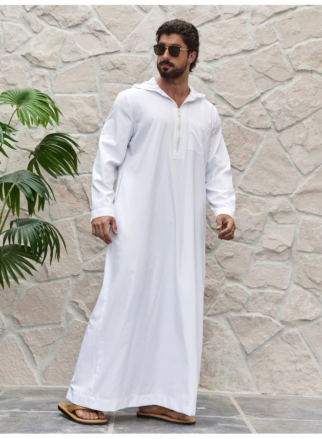 عباية - قبعة إسلامية، عصابة رأس، عمامة - أخضر عسكري، مقاس XXL - غطاء رأس إسلامي، قبعة كوفي، قبعة صلاة، عمامة مطرزة، إكسسوار عربي - Image 4