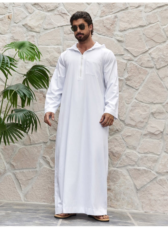 عباية - قبعة إسلامية، عصابة رأس، عمامة - أخضر عسكري، مقاس XXL - غطاء رأس إسلامي، قبعة كوفي، قبعة صلاة، عمامة مطرزة، إكسسوار عربي - Image 2