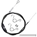 MWMNUN 75inch Go Kart Throttle Cable Kit Compatible with Predator 212cc 196cc GX200 GX160 65hp Engine Manco American Sportworks Go Cart Lawn Mower VM22 VM24 Replacement Parts - Image 2