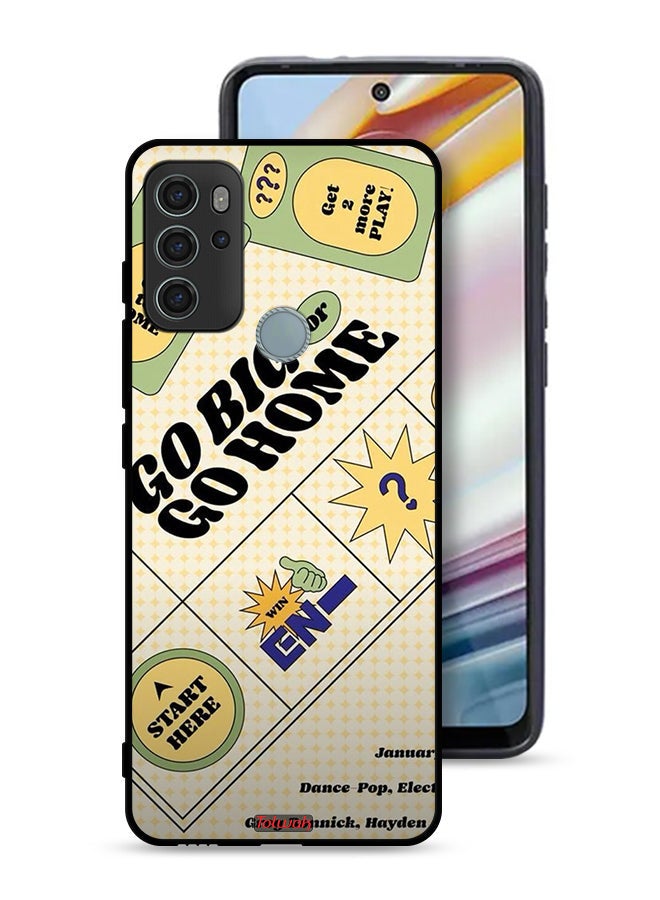 Tolwak Motorola Moto G60S Protective Case Cover Go Big Or Go Home - Image 1