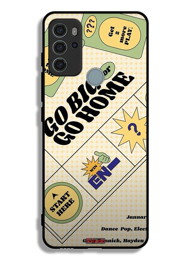 Tolwak Motorola Moto G60S Protective Case Cover Go Big Or Go Home - Image 2