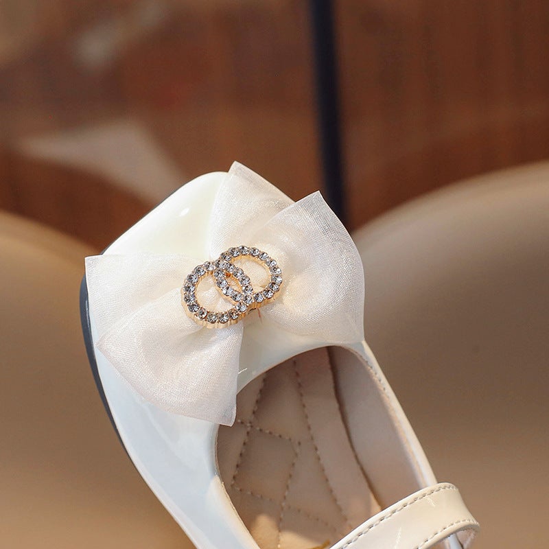 Girls' Shoes 2026 New Style Baby Fashion Princess Flats Soft Sole Korean Style Girls' Shoes Children'S Small Leather Shoes - Image 5