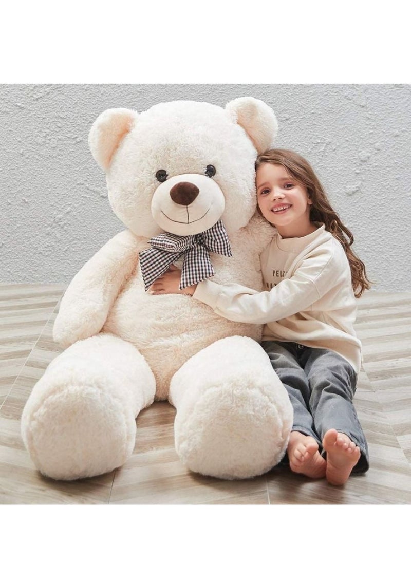 كول بيبي حيوان محشو عملاق فائق النعومة على شكل دب عملاق محشو للبنات والأولاد باللون الأبيض  - Image 4