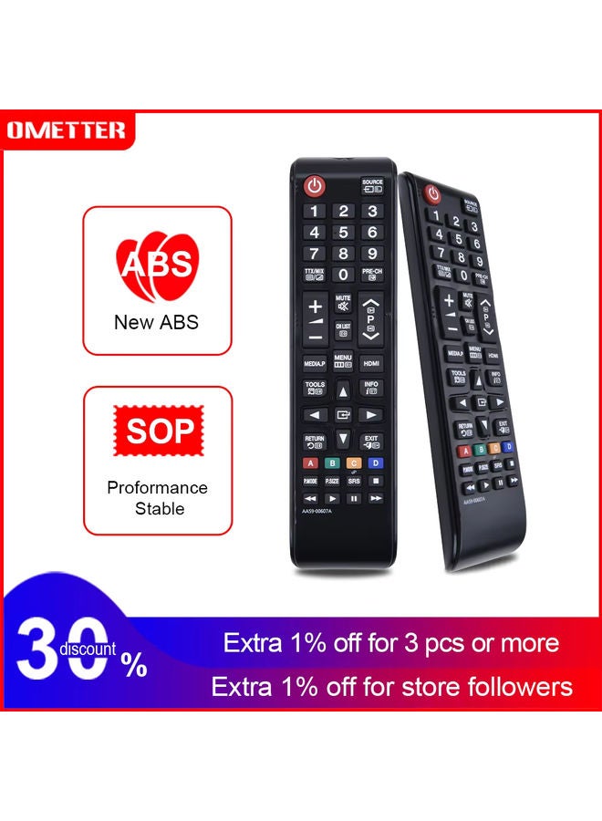 OMETTER Suitable for Samsung LCD TV remote control AA59-00607A controller - Image 1