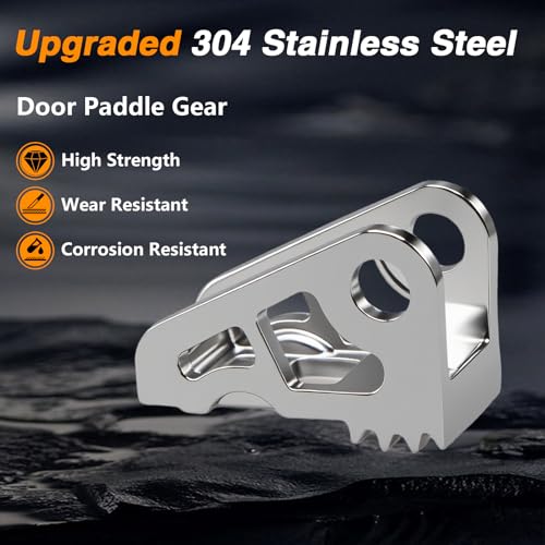 HIMARKLIF Upgraded Stainless Steel Door Handle Repair Kit Microswitch Harness Door Handle Paddle Gear Compatible with Tesla Model S 20122017 Replace 104284500A - Image 3