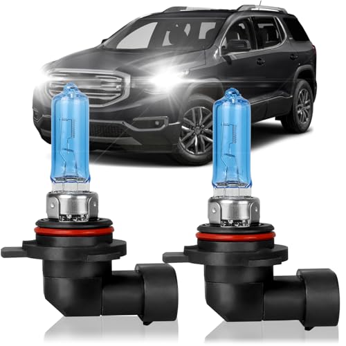 XRDHJI Fit for GMC Acadia 2013-2019 High Performance Halogen Headlight Bulbs,9012 High Low Dual Beam Headlamp Replacement Bulbs Kit, Plug and Play,Pack of 2 - Image 1