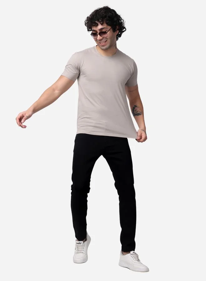 ستايلوكس Stylox Solid Short Sleeve Regular Fit T-Shirt