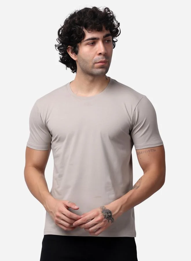ستايلوكس Stylox Solid Short Sleeve Regular Fit T-Shirt