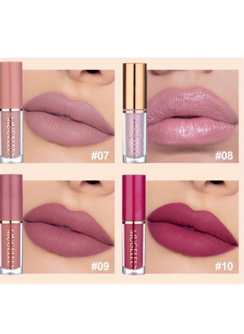 12 Colors Matte Moisturizing Fade Resistant Lipstick Set