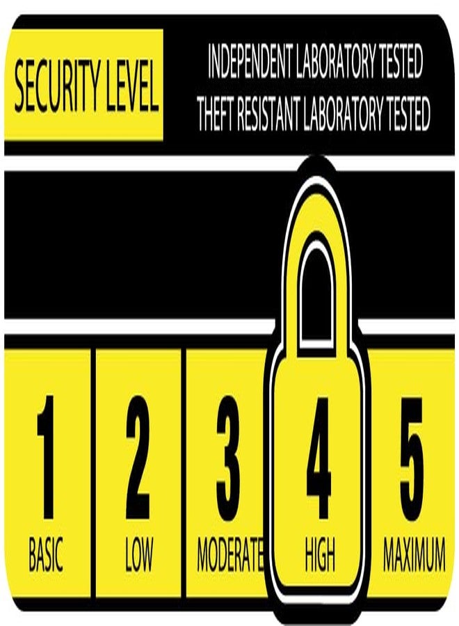 Kryptonite Key Chain Bike Lock, 3 ft Chain Lock with 8mm Links, Anti-Theft Bicycle Chain with Keys for Scooters Road Mountain Bikes, Compact Portable Security Lock - Image 2