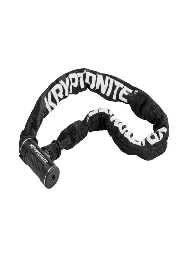 Kryptonite Key Chain Bike Lock, 3 ft Chain Lock with 8mm Links, Anti-Theft Bicycle Chain with Keys for Scooters Road Mountain Bikes, Compact Portable Security Lock - Image 1