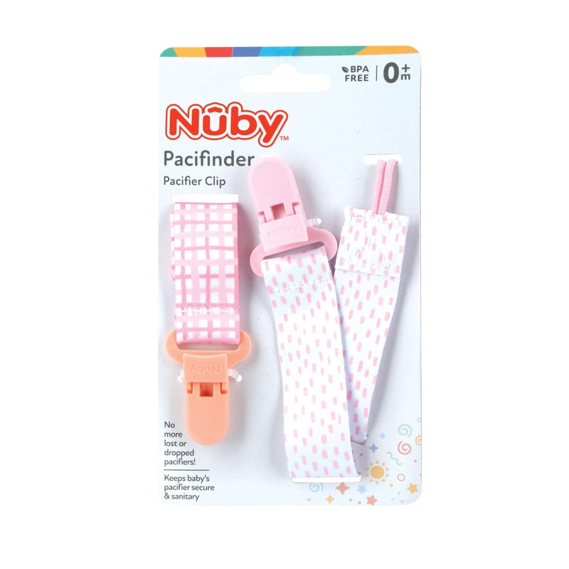 Nuby Infant's 2-Pack Pacifinder Pacifier Clips - Image 4