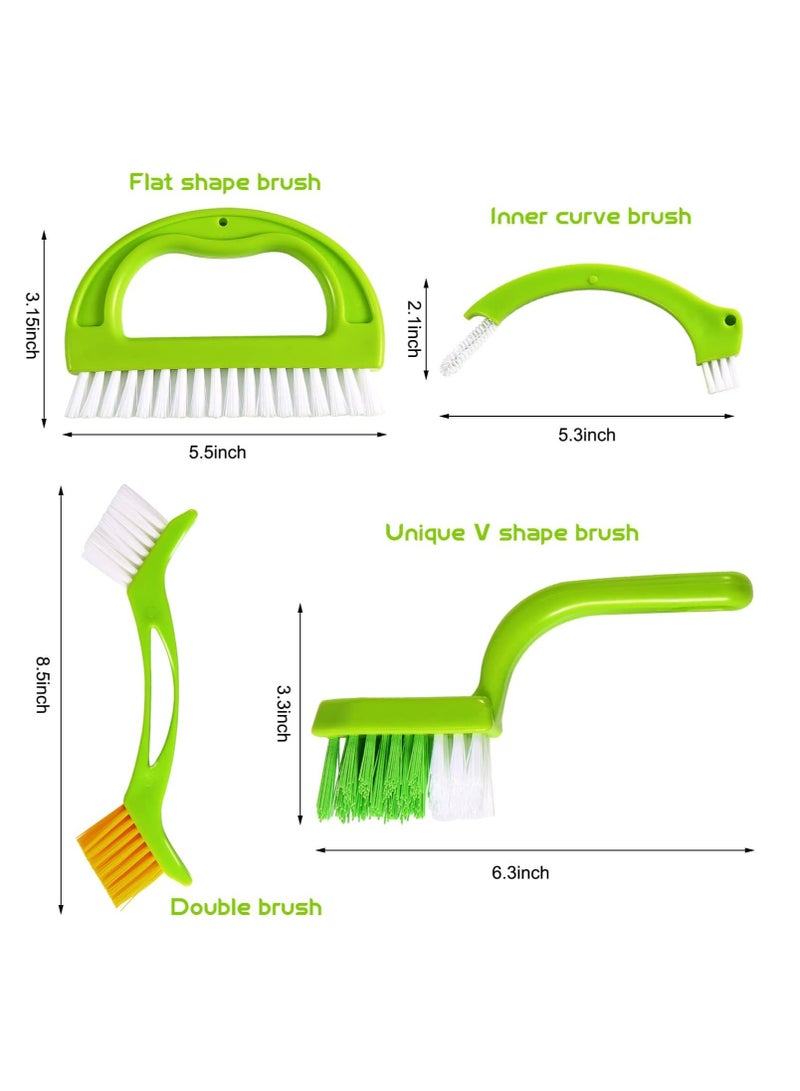 Oasisgalore 4 in 1 Grout Cleaner Brush Tile Joint Cleaning Scrubber Brush for Floors,Window,Bathroom,Kitchen - Image 3