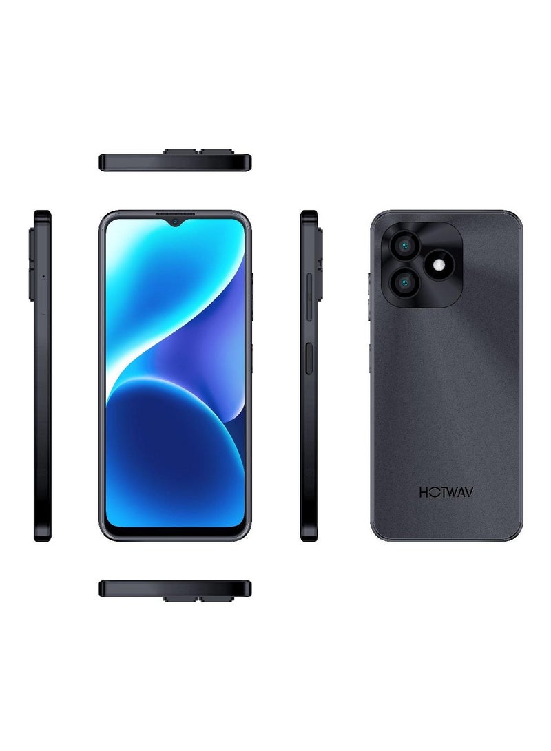 HOTWAV Note 15 Smartphone 4+4GB+ 64 GB storage 6’6 inch HD Display Midnight Black - Image 3
