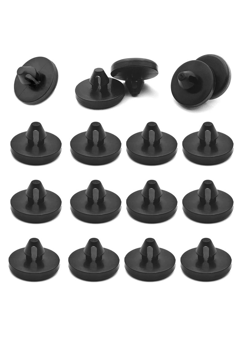 Oasisgalore 12PCS Brake Light Switch Stoppers, Automotive Pedal Pads for Brake & Clutch, 90541-06036 (Black)  - Image 1