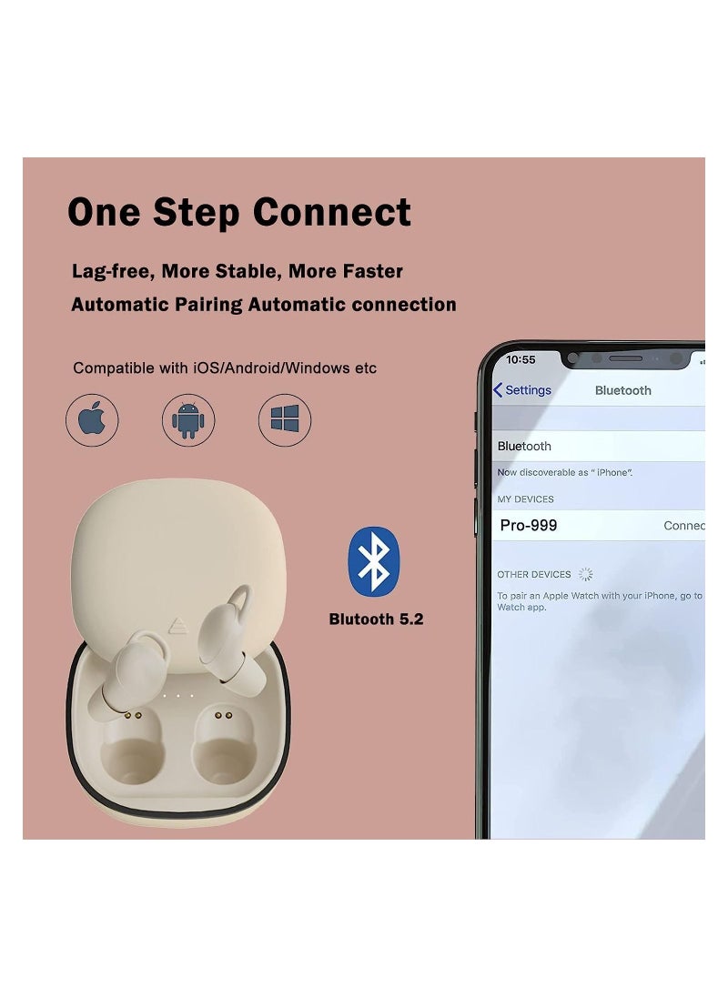 Generic - Earbuds Invisible Bluetooth Wireless Earbuds for Sleeping Smallest Sleep Buds Mini Tiny for Side Sleepers Hidden Headphones Small Discreet Bluetooth Earpiece - Image 1