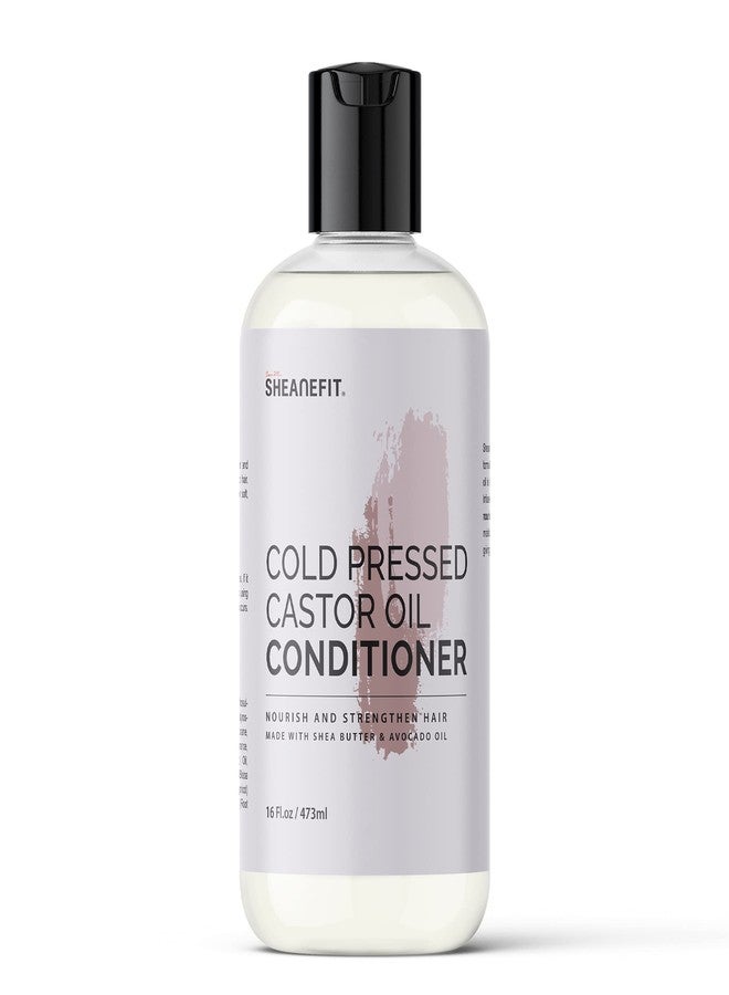 Sheanefit Cold Pressed Castor Oil Daily Shampoo Conditioner 16oz (Castor Oil Conditioner - 16oz) - Image 1