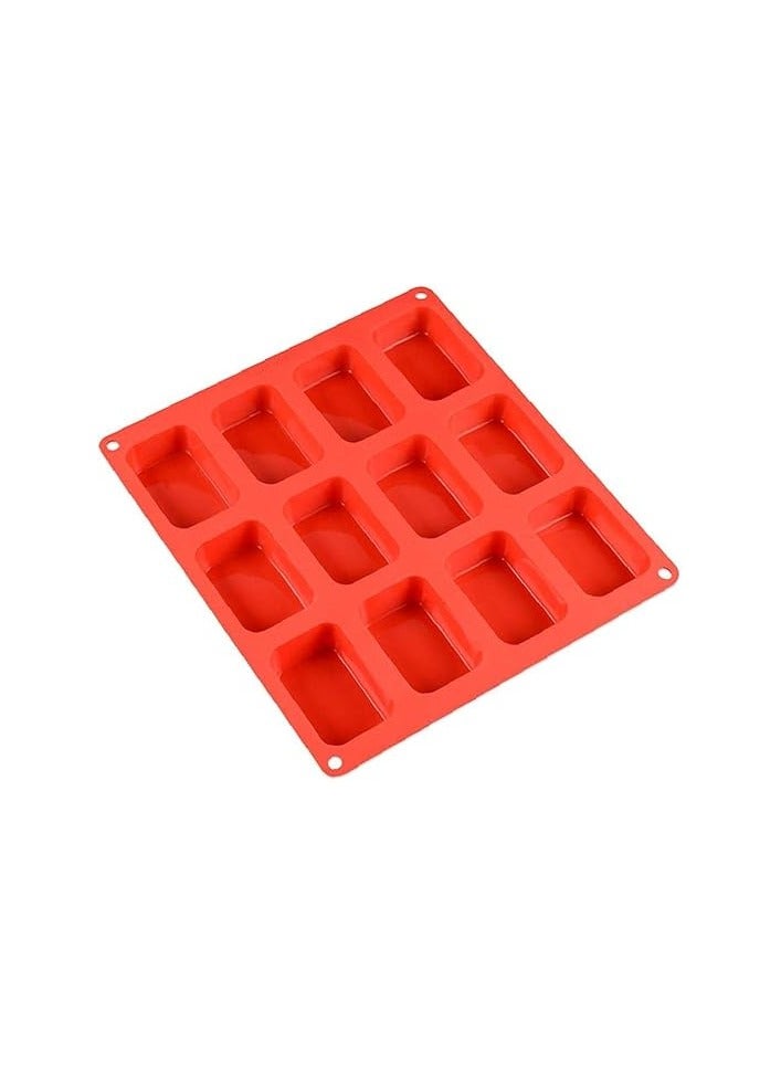 12Cavity Square Silicone Mold for Chocolate and Soap - Image 4