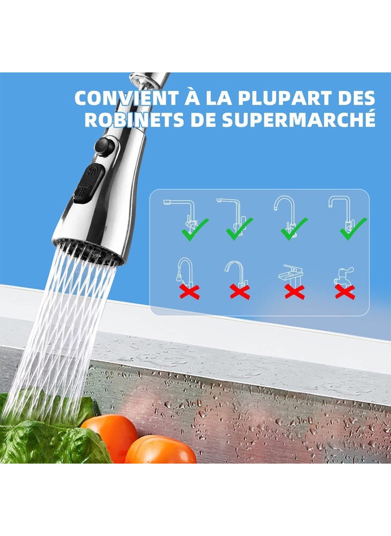 Generic - Tap Extender for Kitchen Sink Flexible Faucet with Tap Extension for Convenient Use Upgrade Your Kitchen Sink with Flexible Tap for Easy Access 1 Year Warranty - Image 1