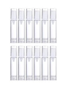 Wresty 12 Pcs Vacuum Lotion Bottles Plastic Empty Airless Pump Bottles Travel DIY Cosmetic Cream Pump Bottles Makeup Foundation Toiletries Liquid Vacuum Container (10ml) - pzsku/ZB1056A8238B22D3BB680Z/45/_/1736517813/3471df53-5ee3-40db-9b1a-363d8689e47b