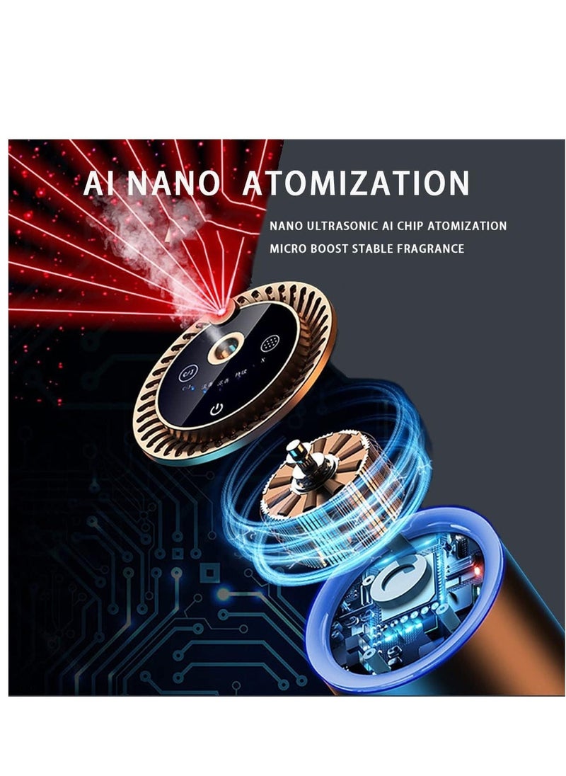 ELTRAZONE Car Air Fresheners,Portable AI Car Diffuser With Star Projector Light,20000Ma Long Standby Aromatherapy,Luxury Car Accessories【Gift Choice】,Black - Image 4