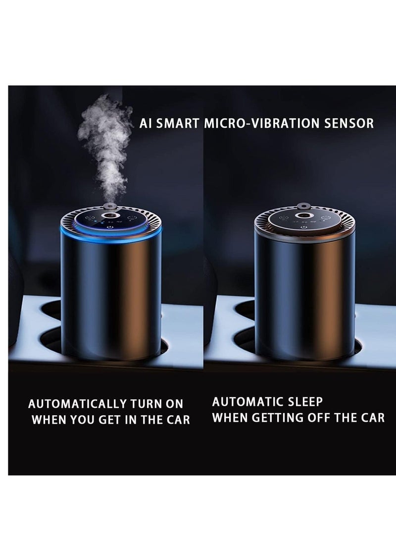 ELTRAZONE Car Air Fresheners,Portable AI Car Diffuser With Star Projector Light,20000Ma Long Standby Aromatherapy,Luxury Car Accessories【Gift Choice】,Black - Image 3