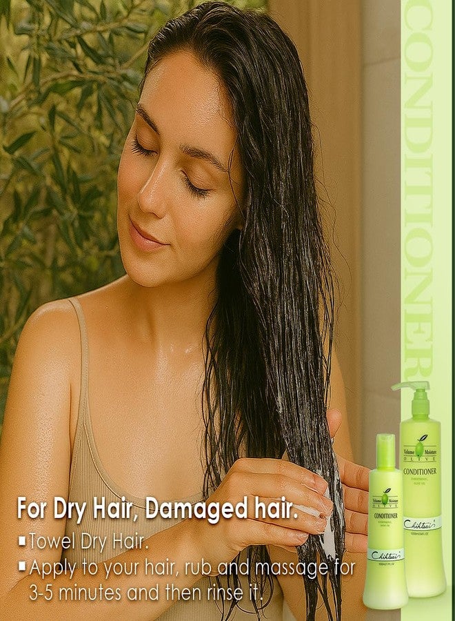 Chihtsai Volume Moisture Olive Conditioner (17oz/500ml) - Image 3