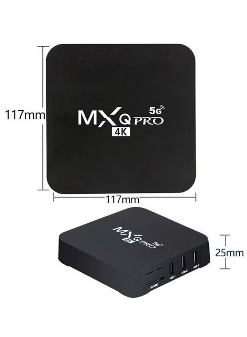 NEW Android TV Box MXQPro 11.1 – High-Performance Streaming in Black  - Image 4